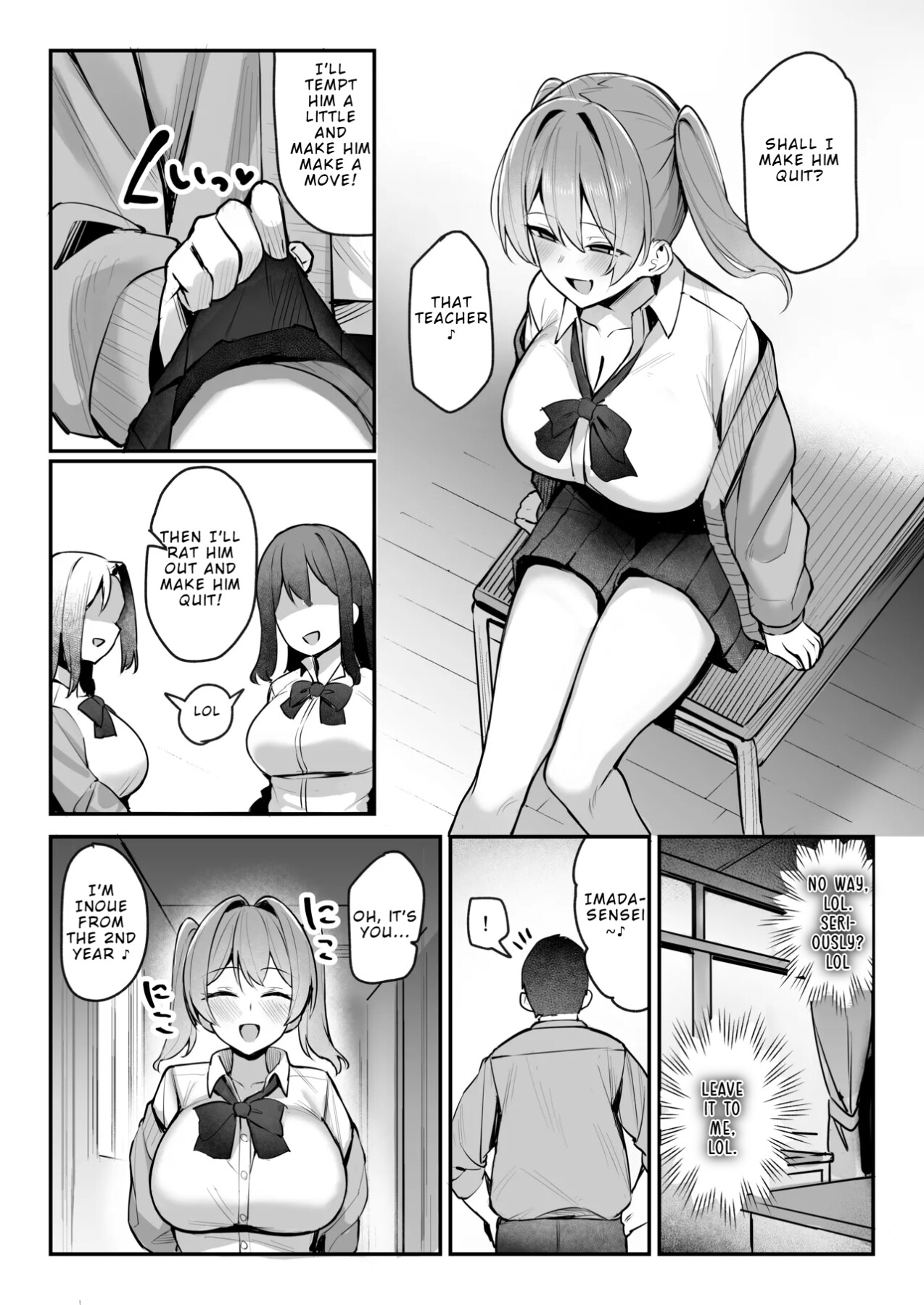 Hentai Manga Comic-Cheeky JK Who Underestimates Adults Gets ‘Taught a Lesson'-Read-7